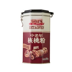 智力 中老年高钙核桃粉无蔗糖代餐粉营养早餐600g老年人食品送长辈