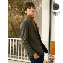 navigare [灯芯绒]Navigare意大利小帆船休闲西装男西服外套