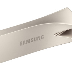 三星 USB3.2 64GB大容量U盘 金属银色 高速读取300MB/s 防水防震防磁 电脑通用优盘