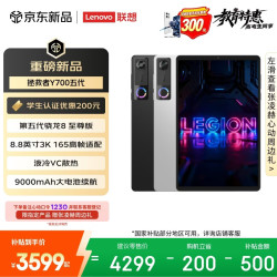 联想 拯救者 LEGION 165Hz超高刷新率 游戏AI平板  冰魄白
