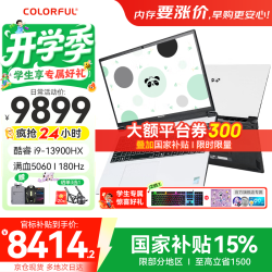 七彩虹 隐星P16 Pro i9-13900HX RTX5060 白色 16GB+512GB 笔记本电脑