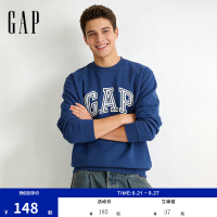 Gap 854300 Logo贴布绣 蓝色 XL(180/100A) 男士卫衣