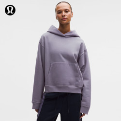 lululemon Steady State 女士超宽松连帽卫衣 葡萄朦胧紫 S