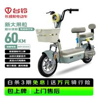 台铃 电动自行车新大果粒2026新国标可上牌48V20Ah铅酸电池通勤代步电动车电自莫兰迪绿