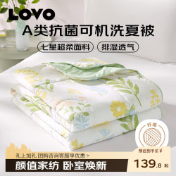 LOVO A类抗菌可机洗夏被 沐夏 150*215cm