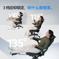 西昊 B100Pro 人体工学椅 滑座款 耀黑