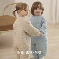 巴厘小猪 宝宝棉服秋冬新生儿棉衣加厚保暖棉袄初生儿冬季婴儿夹棉连体衣