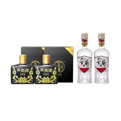 天佑德 青稞酒小黑/海拔3000清香型+董酒小白标/窖藏C3白酒尝鲜组合