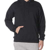 HANES 男式终极运动衫 重量级羊毛连帽衫 男式棉质运动衫 Black X-Large