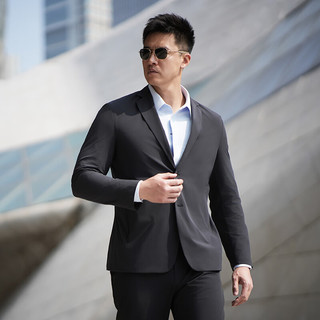 龙牙 暗行轻量便携西服 钨钢黑 XL 185/104A 男士西装
