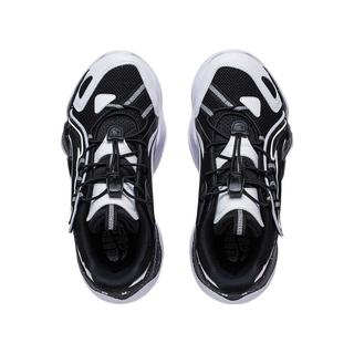 李宁 YKCQ198 轻质回弹 黑色/标准白-21 38码 儿童运动鞋