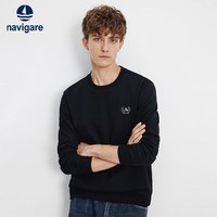 navigare 意大利小帆船加绒卫衣长袖男士T恤衫