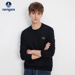 navigare 意大利小帆船加绒卫衣长袖男士T恤衫
