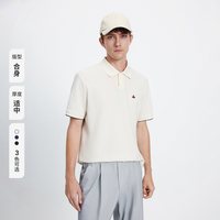 navigare 意大利小帆船白色短袖polo衫男翻领套头衫