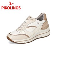 PIKOLINOS 派高雁西班牙秋季牛皮/羊皮深口拼色系带运动鞋PL265802