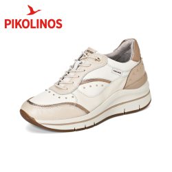 PIKOLINOS 派高雁西班牙秋季牛皮/羊皮深口拼色系带运动鞋PL265802
