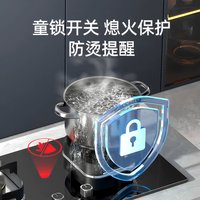 Peskoe 煤气灶双灶燃气灶家用嵌入式天然气灶台式液化气灶猛火灶炉具