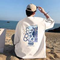 霄桂姿男女同款短袖t恤夏新款半袖纯棉宽松体恤oversize潮流衣服