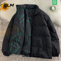 GLM 双面穿棉服男情侣款立领潮流外套冬季新款加厚保暖棉衣女百搭