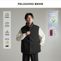 RELOADING PEACEMAKER Reloading加厚立领黑色宽松潮流保暖白色休闲马甲男