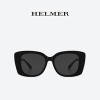 HelmeR 板材大框HELMER防紫外线太阳镜潮眼镜复古女旅游墨镜C2011