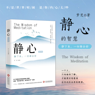 静心的智慧 人生智慧哲学战胜焦虑抑郁的心理  自我疗愈心理学