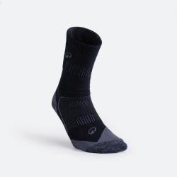 迪卡侬 RS900高帮网球羽毛球袜 黑灰 39-42码