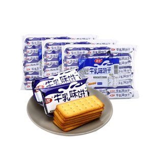 嘉友 牛乳味韧性饼干 468g*3包