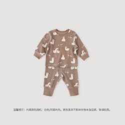 巴厘小猪 婴儿家居服内衣套装宝宝秋衣秋裤春秋男童衣服女童纯棉儿童睡衣