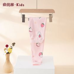 俞兆林 秋裤女童薄款秋冬中大童秋冬女孩打底保暖裤棉毛裤纯棉