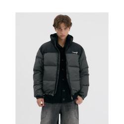 TEENIE WEENIE 小熊男装时尚立领撞色蓬松90鸭绒泡芙羽绒服男式羽绒服