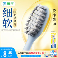 狮王 细齿洁系列 弹力旋净牙刷 2支