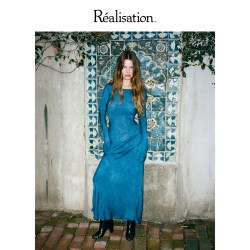 Réalisation RealisationPar 连衣裙RP长袖真丝斜裁度假风长裙 The Gia
