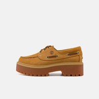 Timberland 女鞋三眼船鞋乐福鞋夏新款增高A6AUS