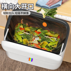 佳帮手 壁挂式带盖垃圾桶 4.9L 厨房橱柜门悬挂