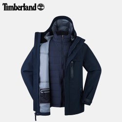 Timberland 男三合一防水外套冬羽绒内胆防寒保暖|A2M6X