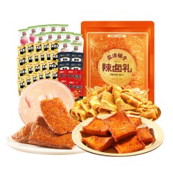 盐津铺子 大魔王辣卤零食礼包40包（415g）