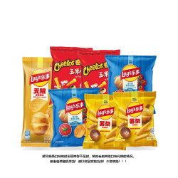 乐事 薯片零食组合装 混合装7件222g