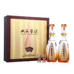 双沟 珍宝坊 圣坊 42度(500ml+20ml)*2瓶 礼盒 浓香型白酒