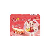 雀巢 脆脆鲨 草莓爆米花味 无涂层威化饼干