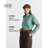 TEENIE WEENIE TeenieWeenie小熊全棉衬衫休闲通勤松弛牛津纺衬衣