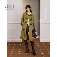 TEENIE WEENIE TeenieWeenie小熊牛角扣毛呢大衣26冬羊毛羊绒外套