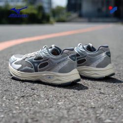 美津浓 RACER跑步透气复古男女运动鞋休闲休闲鞋D1GH2235-19