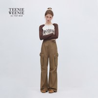 TEENIE WEENIE TEENIEWEENIE bearnova小熊女装休闲裤2026秋季新款元气工装长裤