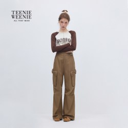 TEENIE WEENIE TEENIEWEENIE bearnova小熊女装休闲裤2026秋季新款元气工装长裤