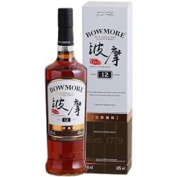 波摩 Bowmore 波摩12年雪莉桶版单一麦芽威士忌 700ml