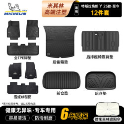 米其林 特斯拉脚垫25-26款model y焕新版