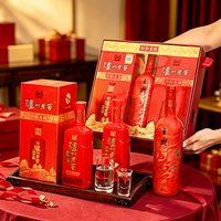 泸州老窖 红酝当头礼盒 52度 500ml*2瓶 白酒