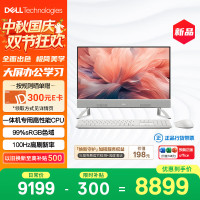 戴尔 灵越 新款 高端一体机 台式电脑(13代i7-1355U 16G 1T)美学白 23.8大屏 100Hz 办公学习机