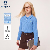 navigare 意大利小帆船 儿童毛衣针织衫POLO领学院风